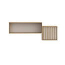Eliston 121cm Wall Shelf with Cupboard (EGMB01)