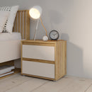 Eliston 49cm 2 Drawer Bedside Table (EGMK011)