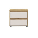 Eliston 49cm 2 Drawer Bedside Table (EGMK011)
