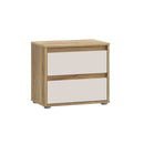 Eliston 49cm 2 Drawer Bedside Table (EGMK011)