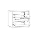 Eliston 49cm 2 Drawer Bedside Table (EGMK011)