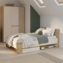 Eliston 200x120cm Bed with Drawer and NX120 Slatted Base (EGML1122)
