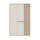 Eliston 129cm 3 Door Wardrobe (EGMS831)