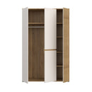 Eliston 129cm 3 Door Wardrobe (EGMS831)