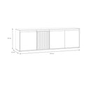 Eliston 175cm 4 Door TV Unit (EGMT241)