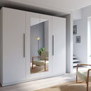 Helen 228 cm Mirrored Wardrobe