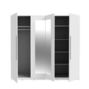 Helen 228 cm Mirrored Wardrobe