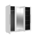 Helen 228 cm Mirrored Wardrobe