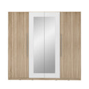 Helen 228 cm Mirrored Wardrobe