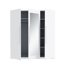 Helen 181 cm Mirrored Wardrobe