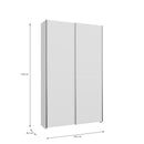 Home Nook Sliding Door Wardrobe 120cm