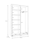 Home Nook Sliding Door Wardrobe 120cm
