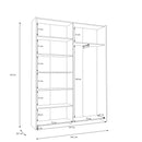 Home Nook Sliding Door Wardrobe 150cm