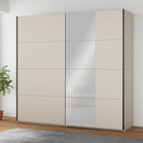 Ingalill Mirrored Sliding Wardrobe with 5 Shelves
