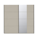Ingalill Mirrored Sliding Wardrobe with 5 Shelves