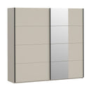 Ingalill Mirrored Sliding Wardrobe with 5 Shelves