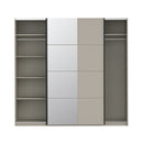Ingalill Mirrored Sliding Wardrobe with 5 Shelves