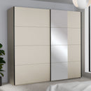 Ingalill Mirrored Sliding Wardrobe with 5 Shelves