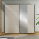 Ingalill Mirrored Sliding Wardrobe with 5 Shelves