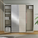Ingalill Mirrored Sliding Wardrobe with 5 Shelves
