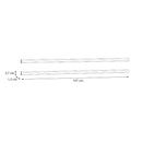 Ingalill Set of 2 LED Illuminated Wardrobe Rails