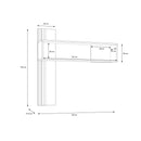 Joakimis 130 cm Wall Shelf