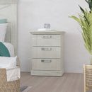 Kashmir 3 Drawer Bedside Cabinet (KSMK113)