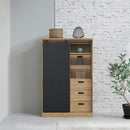 Kaszimiro 104cm Oak Display Cabinet (KZMR621LB)