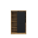 Kaszimiro 104cm Oak Display Cabinet (KZMR621LB)