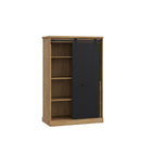 Kaszimiro 104cm Oak Display Cabinet (KZMR621LB)