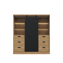Kaszimiro 149cm Oak Display Cabinet (KZMR631B)