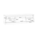 Kaszimiro 203cm Oak TV Cabinet (KZMT231)