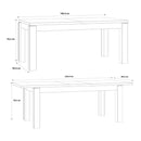 Kaszimiro 181cm Oak Extending Table (TBLT7034)