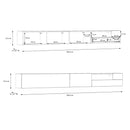 Lewisville Wall-Mounted TV Unit