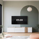 Lewisville TV Unit with 2 Doors and 2 Drawers