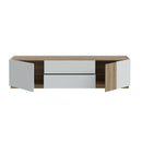 Lewisville TV Unit with 2 Doors and 2 Drawers