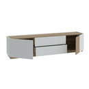 Lewisville TV Unit with 2 Doors and 2 Drawers