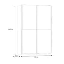 Lupo Sliding Door Wardrobe 120cm