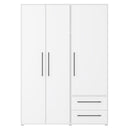 Mokkaris 145cm 3 Door 2 Drawer Wardrobe (MKSS833)