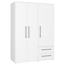 Mokkaris 145cm 3 Door 2 Drawer Wardrobe (MKSS833)