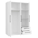 Mokkaris 145cm 3 Door 2 Drawer Wardrobe (MKSS833)
