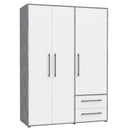 Mokkaris 145cm 3 Door 2 Drawer Wardrobe (MKSS833)