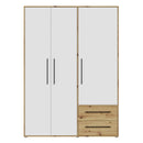Mokkaris 145cm 3 Door 2 Drawer Wardrobe (MKSS833)