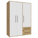 Mokkaris 145cm 3 Door 2 Drawer Wardrobe (MKSS833)