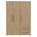 Mokkaris 145cm 3 Door 2 Drawer Wardrobe (MKSS833)