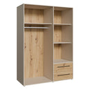 Mokkaris 145cm 3 Door 2 Drawer Wardrobe (MKSS833)