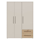 Mokkaris 145cm 3 Door 2 Drawer Wardrobe (MKSS833)