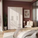 Mokkaris 145cm 3 Door 2 Drawer Wardrobe (MKSS833)