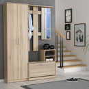 Niko 135cm Hallway Set with Mirror (NIKD01)