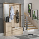 Niko 111cm Hallway Set with Mirror and Drawer (NIKD04)